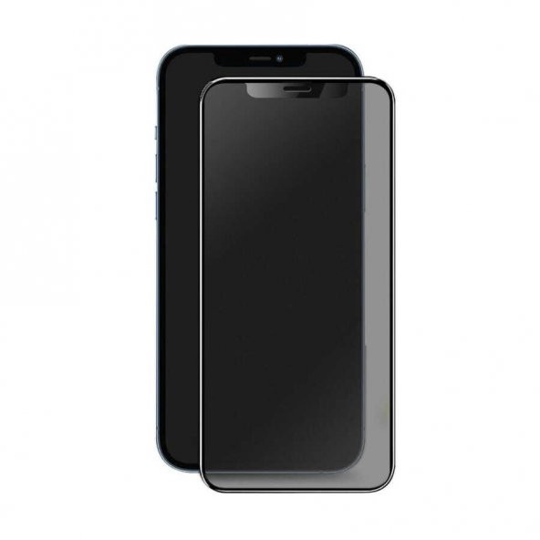 KNY Apple İphone 11 Pro İçin Mat Privacy Seramik Davin Esnek Ekran Koruyucu Siyah