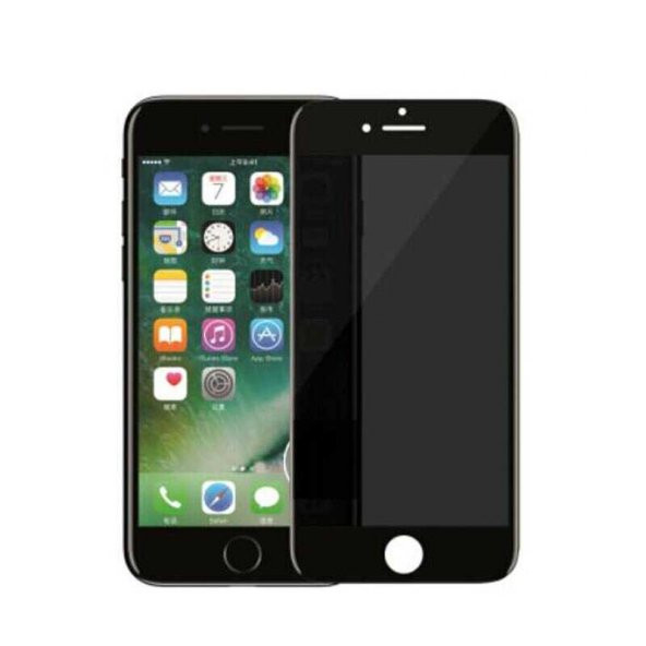 KNY Apple İphone 7 İçin Privacy Seramik Davin Esnek Ekran Koruyucu Siyah