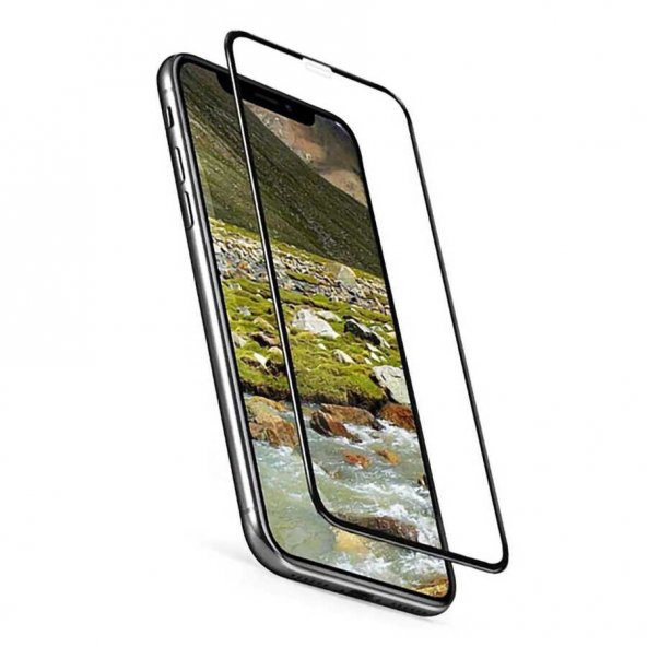 KNY Apple İphone X/XS İçin Seramik Esnek Davin Ekran Koruyucu Siyah
