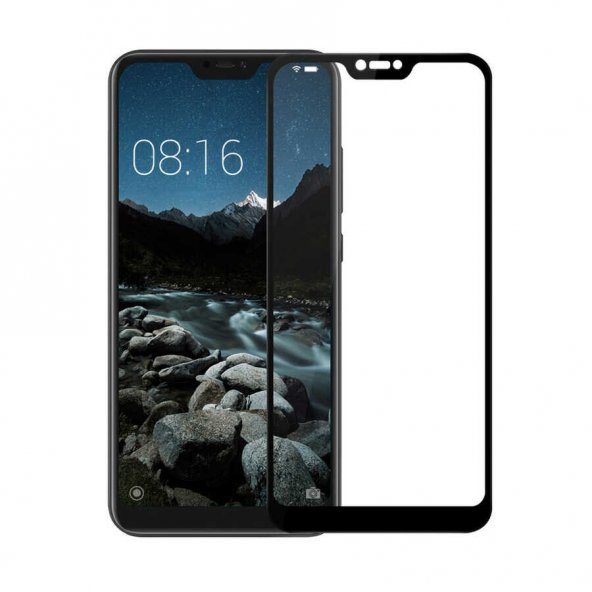 KNY Xiaomi Mi 8 Lite İçin Seramik Esnek Davin Ekran Koruyucu Siyah