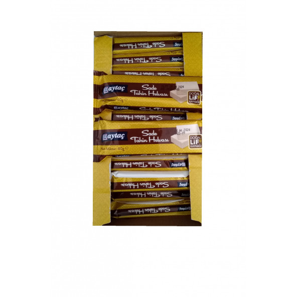 Aytaç Sade Tahin Helvası 40 g. x 24 - 3