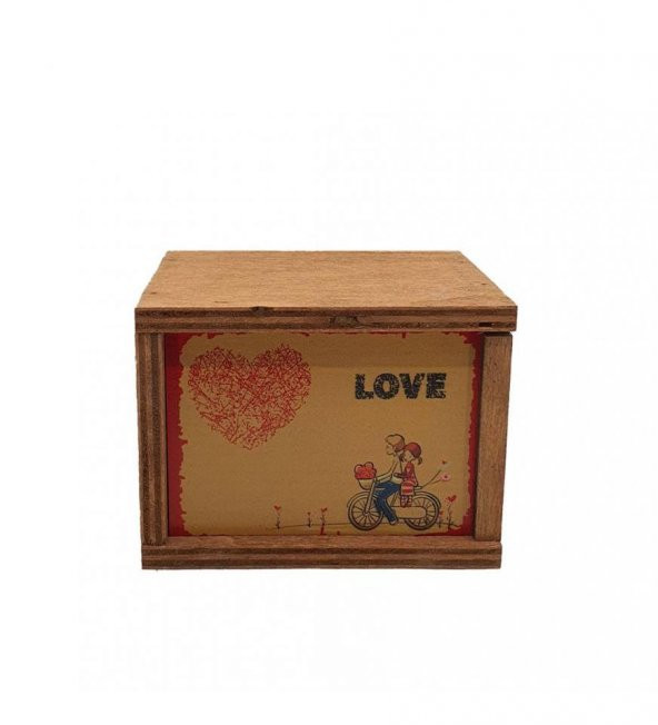 Kalbim Senin Ahşap Kutulu Kupa Bardak - Resim 4