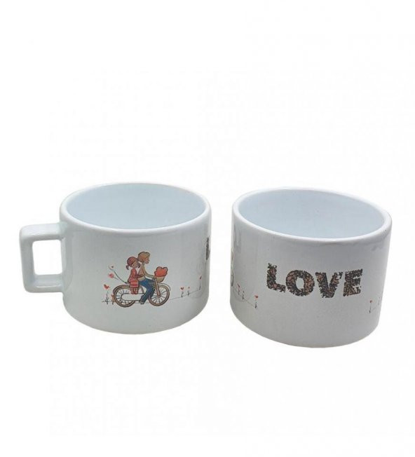 Kalbim Senin Ahşap Kutulu Kupa Bardak - Resim 5