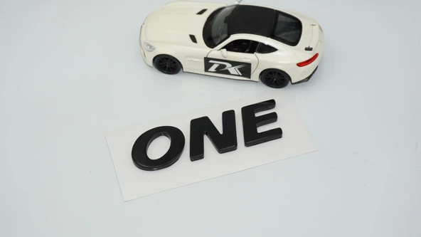 DK Tuning ONE Bagaj Siyah Yazı Logo Arma Mini Cooper İle Uyumlu - Resim 3