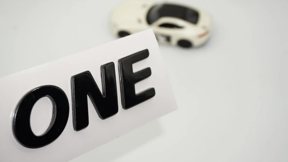 DK Tuning ONE Bagaj Siyah Yazı Logo Arma Mini Cooper İle Uyumlu ürün görseli 1