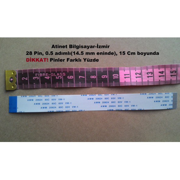 Audiomax Mx-8800Ml , BM Audio BM7700 tuş Film Flex Kablosu 28-0.5-15B