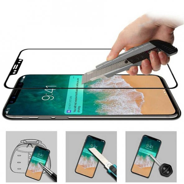 Apple iPhone 12 Davin 5D Cam Ekran Koruyucu - 4