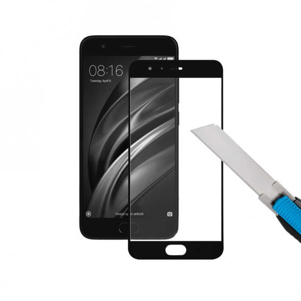 Xiaomi Mi 6 Davin 5D Cam Ekran Koruyucu - 2