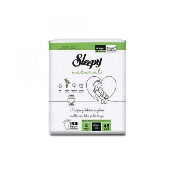 Sleepy 2li Çocuk Bez. Maxi 48li