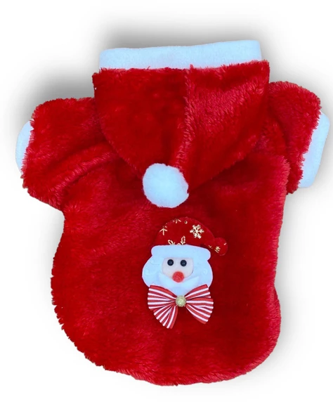 Santa Time Yılbaşı Köpek Sweatshirt, Noel Sweatshirt gold - 7