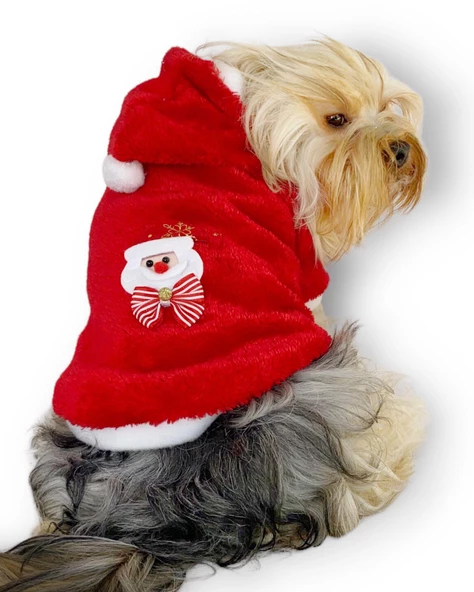 Santa Time Yılbaşı Köpek Sweatshirt, Noel Sweatshirt gold - 3