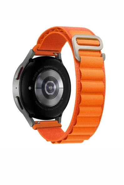 Galaxy Watch 42mm Renkli ​​​​KRD-74 20mm Hasır Tokalı Kordon - Resim 4