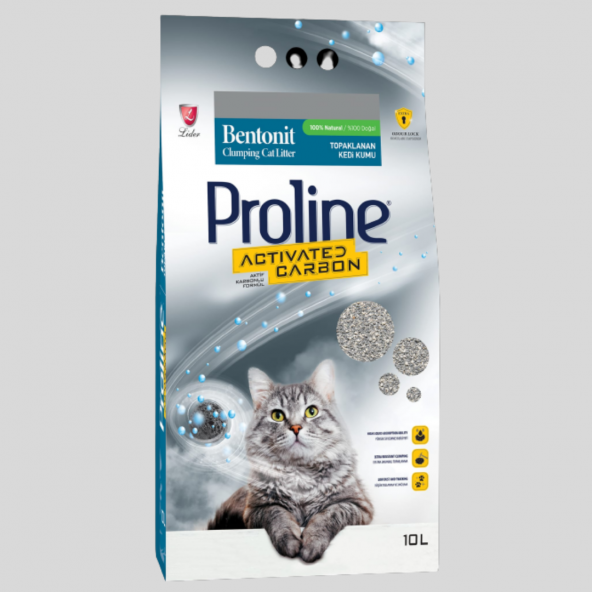 Proline Aktif Karbonlu Kedi Kumu 10 LT