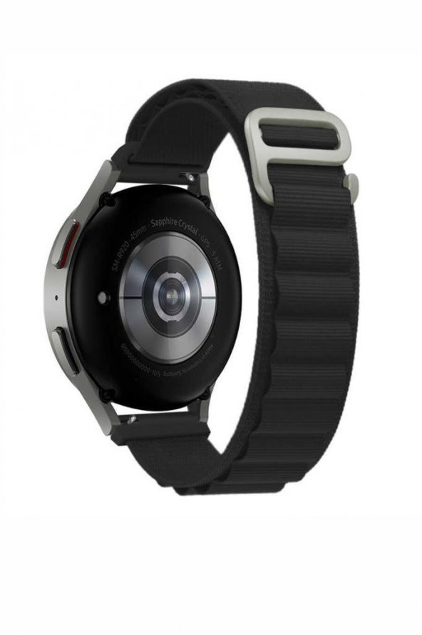 Galaxy Watch 42mm Renkli ​​​​KRD-74 20mm Hasır Tokalı Kordon