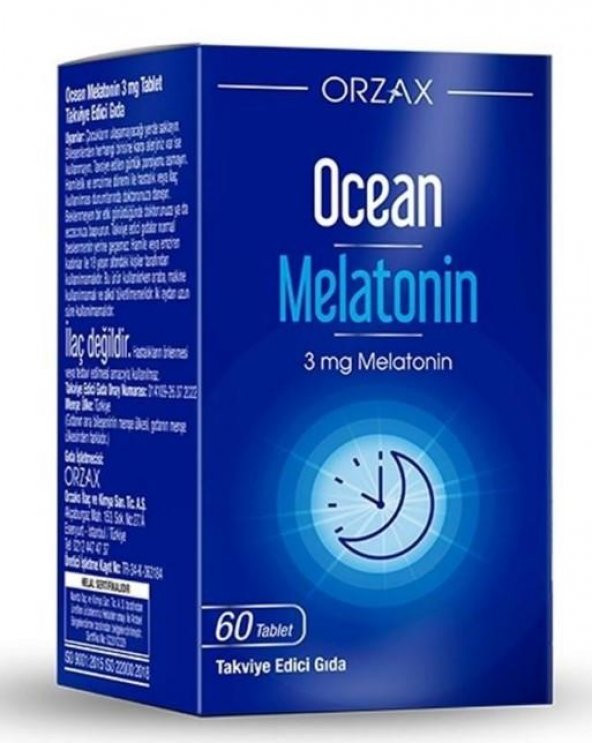 Ocean Melatonin 3 mg 60 Tablet