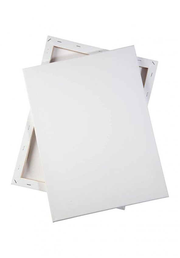 Tuval 25x35 Arkadan Zımbalı Astarlı 3 Adet Resim Tuvali 25*35 Öğrenci Tual Akrilik Boya Yağlı Boya İçin İdeal - 7