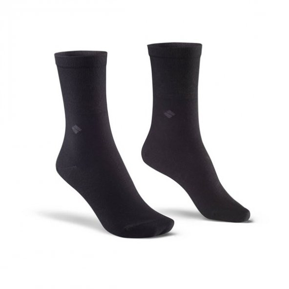 Diyabetik Soket Kadın Siyah Gümüş Çorap 35-38 numara