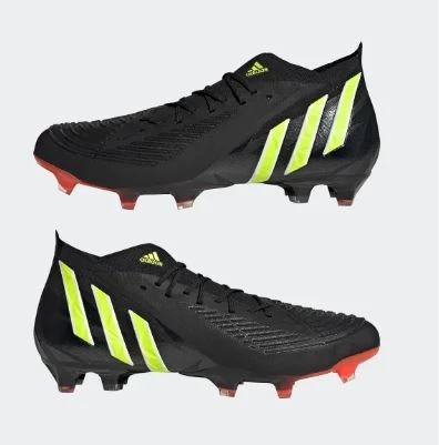 adidas Predator Edge.1 Çim Saha Kramponu - Siyah gw1032 P-96 - Resim 3