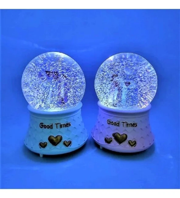 Orta Boy Sevimli Arkadaşlık Temalı Kar Küresi - 3