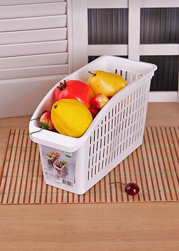 Buzdolabı İçi Düzenleyici Sebze Meyve Sepeti Mutfak Banyo Tezgah Altı Üstü Dolap İçi Organizer