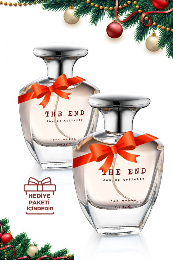 The End Yılbaşı Özel Edt Kadın Parfüm  Seti 100 ml x 2 Adet