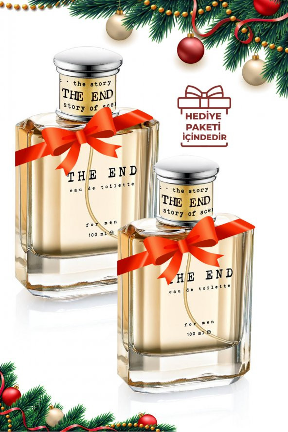 The End Yılbaşı Özel Edt Erkek Parfüm  Seti 100 ml x 2 Adet