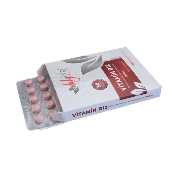Dulylife Vitamin B12 30 Çiğneme/Dilaltı Tablet