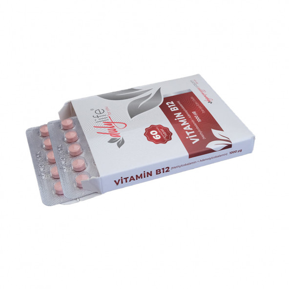 Dulylife Vitamin B12 60 Çiğneme/Dilaltı Tablet