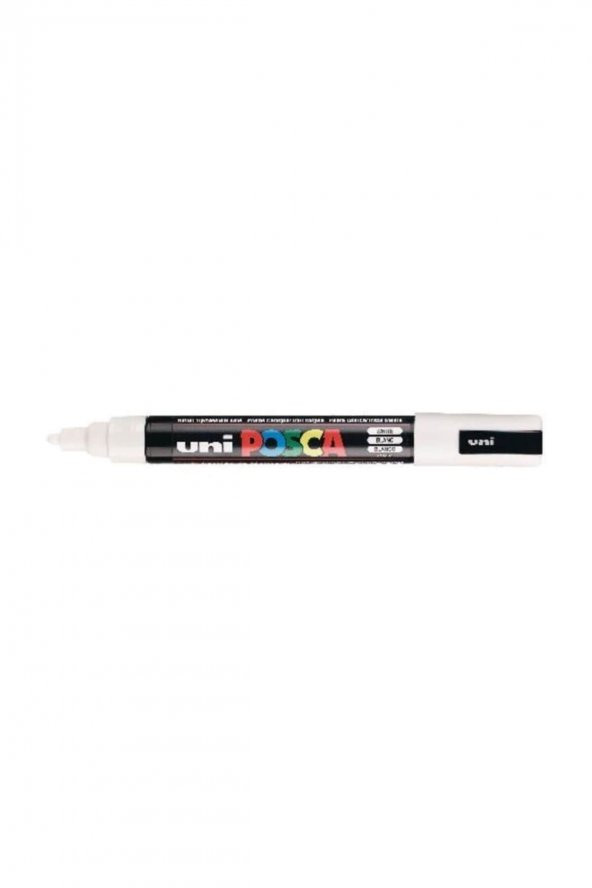 Uni Posca Pc-5m Boyama Markörü 1.8-2.5 Mm Beyaz