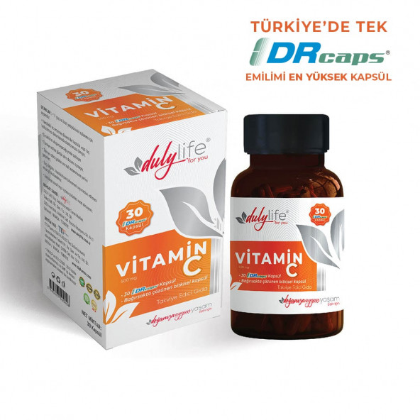 Dulylife Vitamin C 30 DRcaps Kapsül