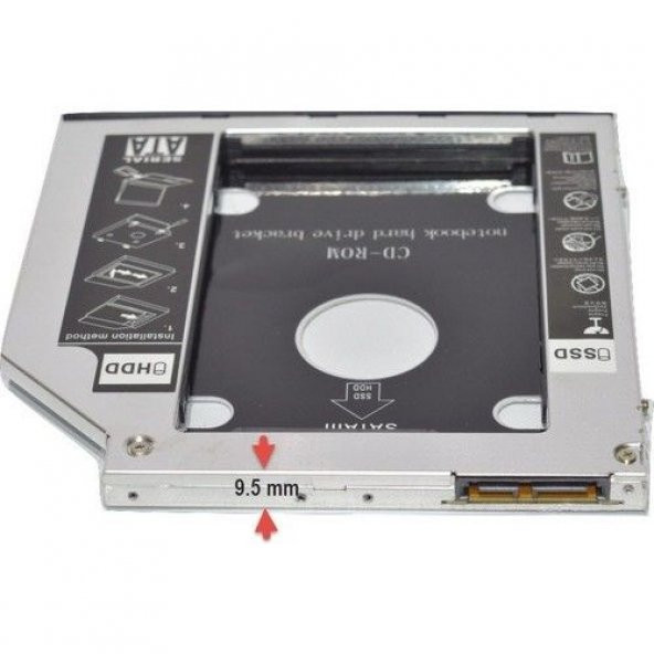 COMPAXE CD95 SATA HDD CADDY 9.5MM