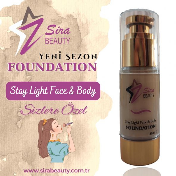Sira Beauty Stay Light Foundation Dark