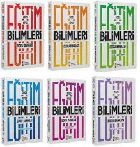 İsem 2023 KPSS Eğitim Bilimleri Soru 6 lı Set İsem Yayınları