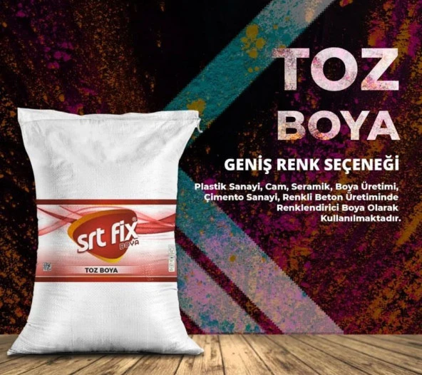 TOZ BOYA SİYAH 10 Kg Srt fix