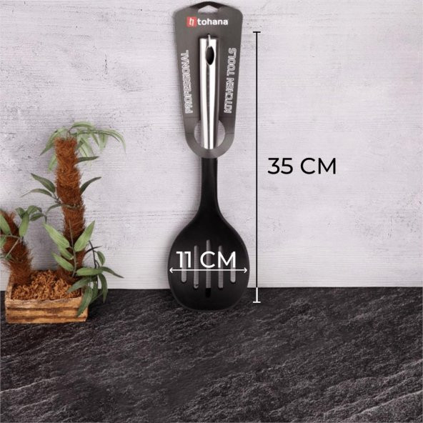 Hometarz Metal Saplı Silikon Kevgir Profesyonel Mutfak Kevgiri - 2
