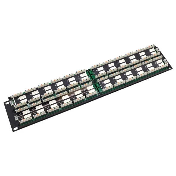 SIGNAMAX 2U 48 PORT CAT3 PATCH PANEL 2U SİYAH - 4