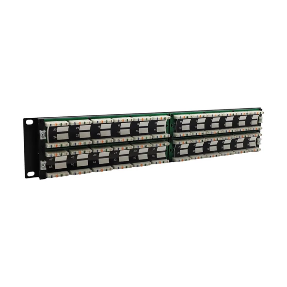 SIGNAMAX 2U 48 PORT CAT3 PATCH PANEL 2U SİYAH - 3