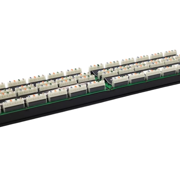 SIGNAMAX 2U 48 PORT CAT3 PATCH PANEL 2U SİYAH - 5