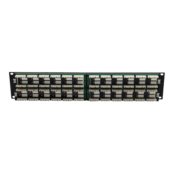 SIGNAMAX 2U 48 PORT CAT3 PATCH PANEL 2U SİYAH - 6