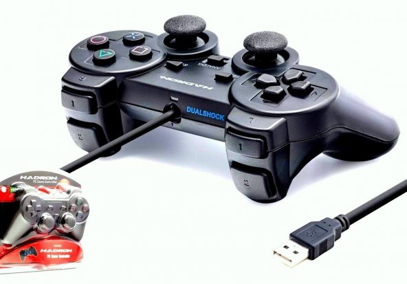 Hadron Hd302 Bilgisayar Pc Usb Oyun Kolu Gamepad Analog Titreşim - 3