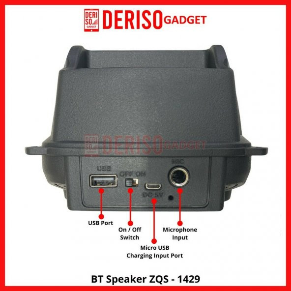 MULTIMEDİA WIRELESS SPEAKER ZQS 1429 - 3