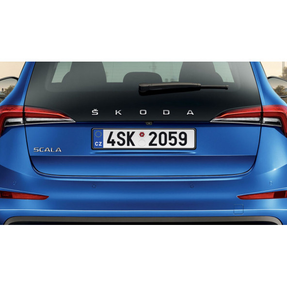 Skoda Scala Bagaj 3M 3D Krom ABS Logo Amblem - Resim 7