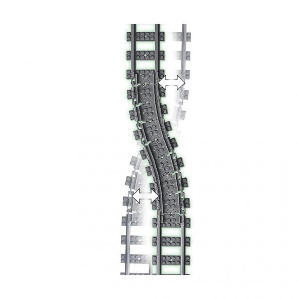LEGO City Raylar 60205 - Çocuklar İçin Yaratıcı Oyuncak Yapım Seti (20 Parça) - 6