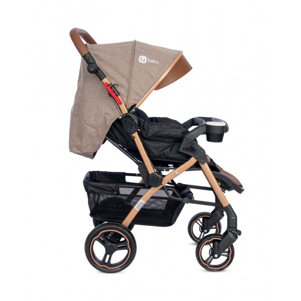 4 Baby AB430 Active Plus Gold Travel Sistem Bebek Arabası Kahverengi - 3