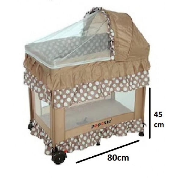 Papetto Mini Oyun Parkı 45X80 Cm Kahve