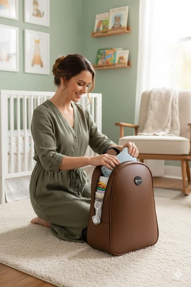 Quard Egg Bag Kapsül Sırt Çantası Beyaz - 3