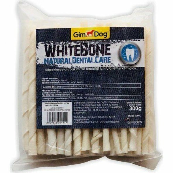 GimDog Mordimi Burgu Çubuk 5-6 gr 50li White