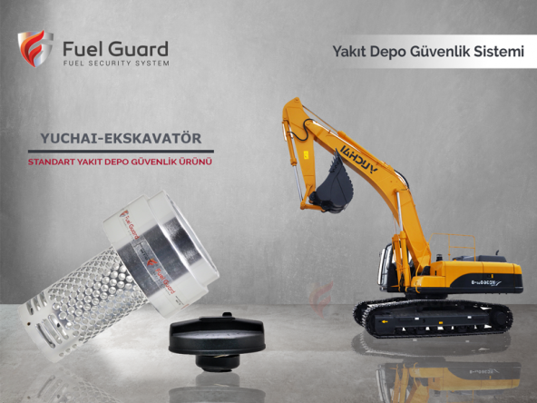 Yuchai Ekskavatör-Kepçe Yakıt Depo Koruma Cİhazı - 1