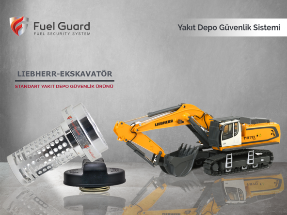Liebherr Ekskavatör-Kepçe Yakıt Depo Koruma Cihazı