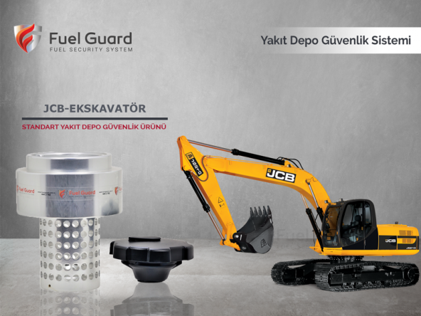 JCB Ekskavatör-Kepçe Yakıt Depo Koruma Cihazı